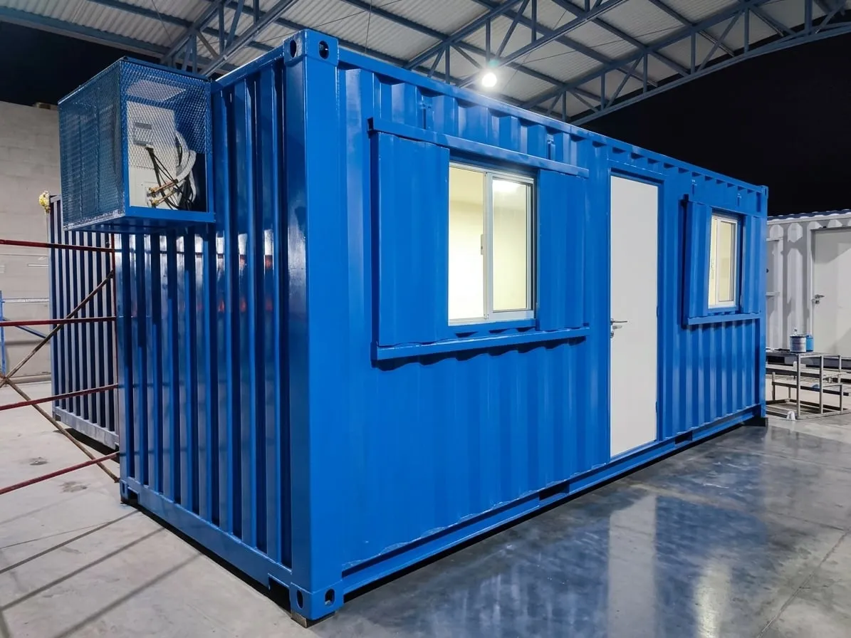 Oficina Modular 20ft con Clima y Ventanas